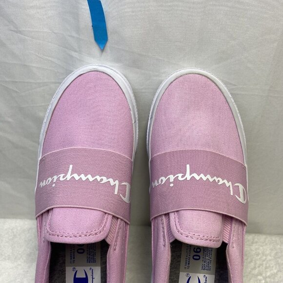 Champion Rally Slip -On Sneakers Canvas Shoes Women Size 6 Pink New (CPS10165W) - Picture 7 of 16